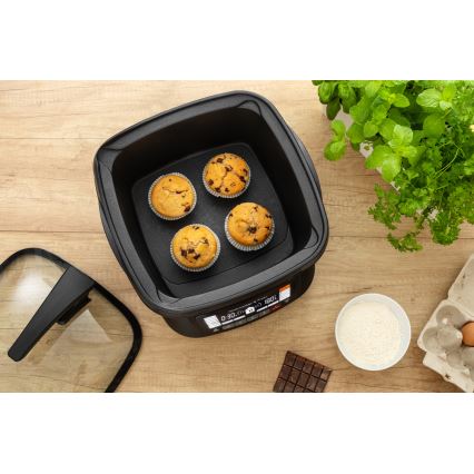 Sencor - Multifunktionell stekpanna med tillbehör 1800W/230V 18 funktioner 4,8l