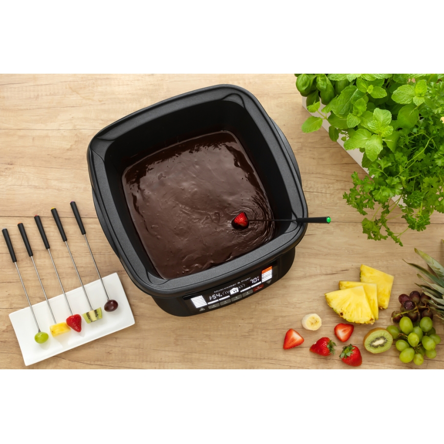 Sencor - Multifunktionell stekpanna med tillbehör 1800W/230V 18 funktioner 4,8l