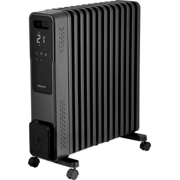 Sencor - Oljefylld radiator med 13 sektioner 1000/1500/2730W/230V Wi-Fi svart