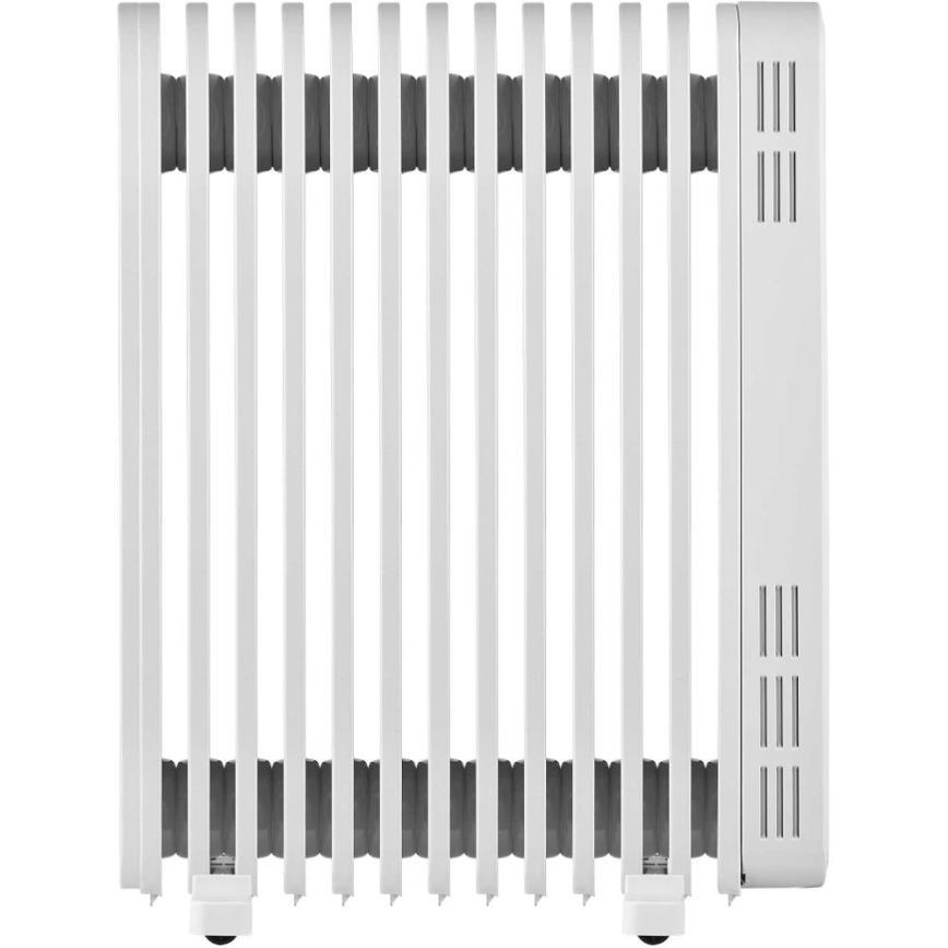 Sencor - Oljefylld radiator med 13 ribbor 1000/2500W/230V vit + fjärrkontroll