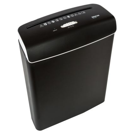 Sencor - Pappersförstörare A4 volym 7 l 230V svart