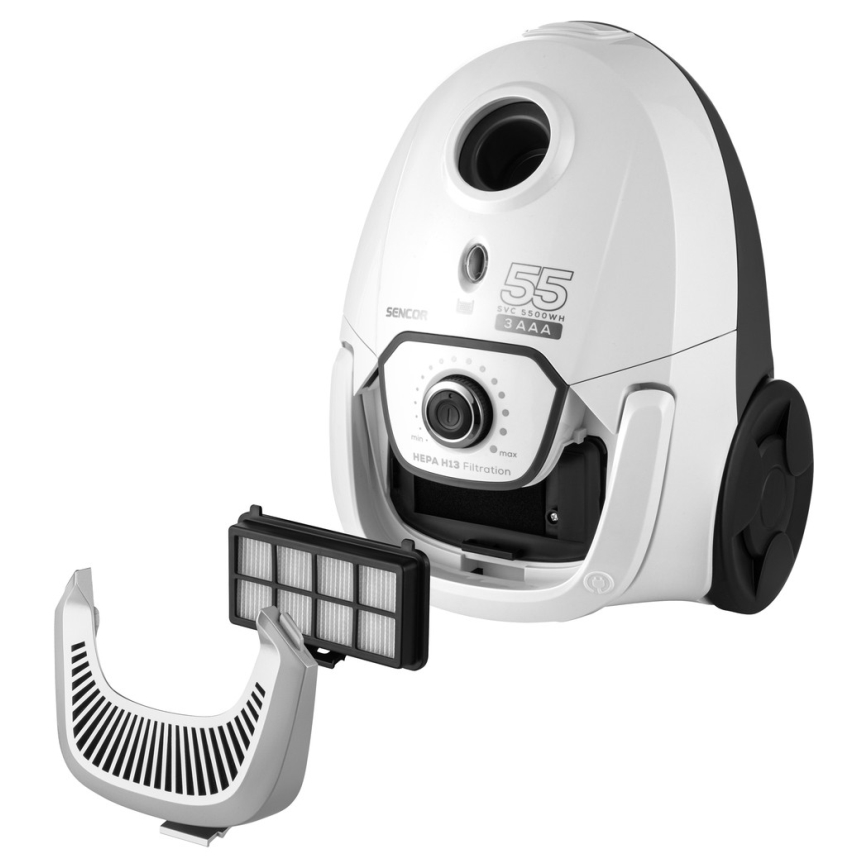 Sencor - Påsdammsugare 2 l 700W/230V vit