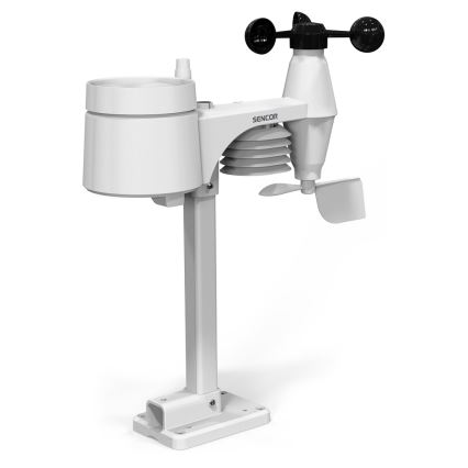 Sencor - Professionell väderstation med färgdisplay Data kontakt  väckarklocka 1xCR2032