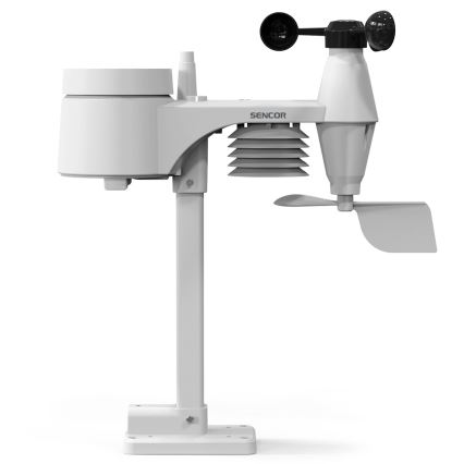 Sencor - Professionell väderstation med färgdisplay Data kontakt  väckarklocka 1xCR2032