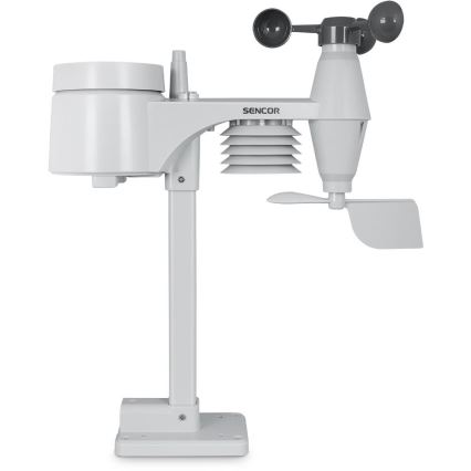 Sencor - Professionell väderstation med färgglad LCD-skärm 1xCR2032