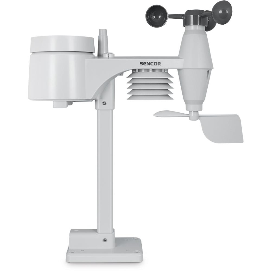 Sencor - Professionell väderstation med färgglad LCD-skärm 1xCR2032