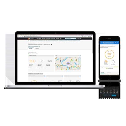 Sencor - Professionell väderstation med LCD-färgskärm1xCR2032 Wi-Fi
