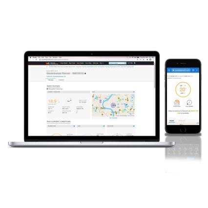 Sencor - Professionell väderstation med LCD-färgskärm1xCR2032 Wi-Fi