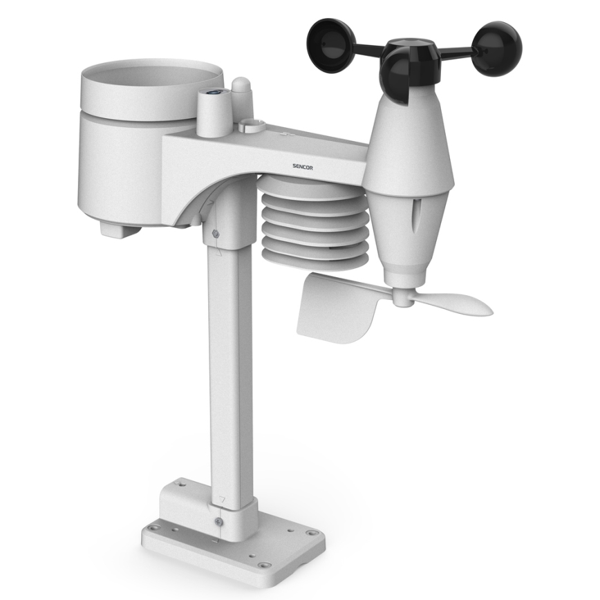Sencor - Professionell väderstation med LCD-färgskärm1xCR2032 Wi-Fi