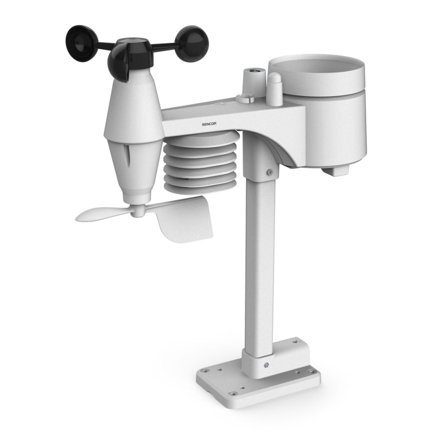 Sencor - Professionell väderstation med LCD-färgskärm1xCR2032 Wi-Fi