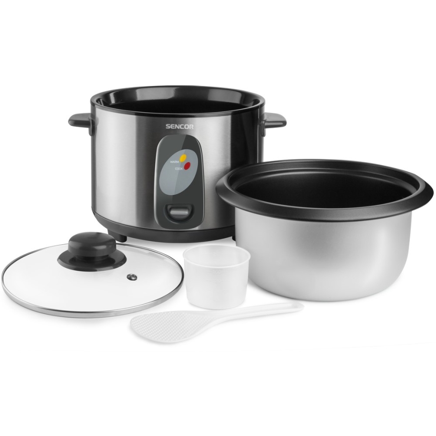 Sencor - Rice cooker 500W/230V 1,5 l rostfri