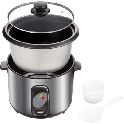 Sencor - Rice cooker 500W/230V 1,5 l rostfri