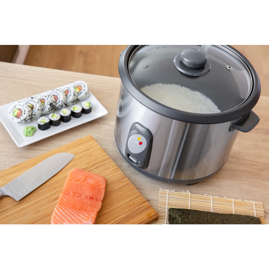Sencor - Riskokare 1000W/230V 2,8 l rostfritt stål