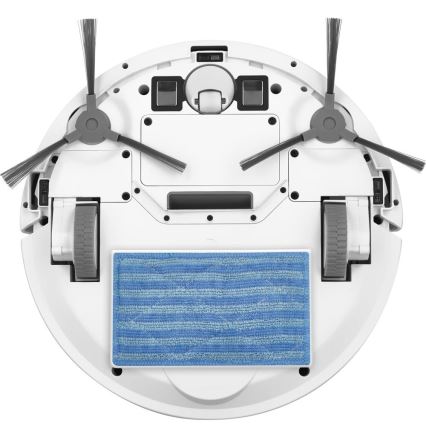 Sencor - Robotdammsugare med mopp 2i1 18W/1500 mAh vit + fjärrkontroll