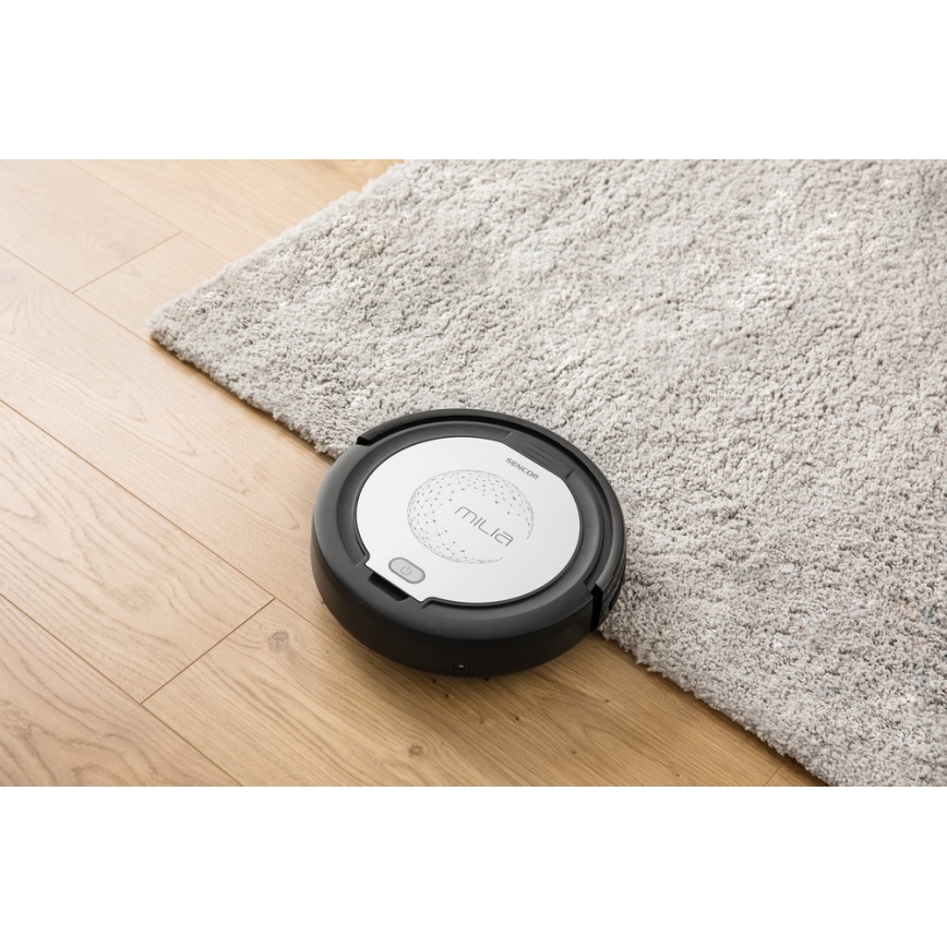 Sencor - Robotdammsugare med mopp 2in1 15W/14,4V 1500 mAh svart