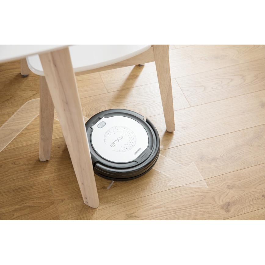 Sencor - Robotdammsugare med mopp 2in1 15W/14,4V 1500 mAh svart