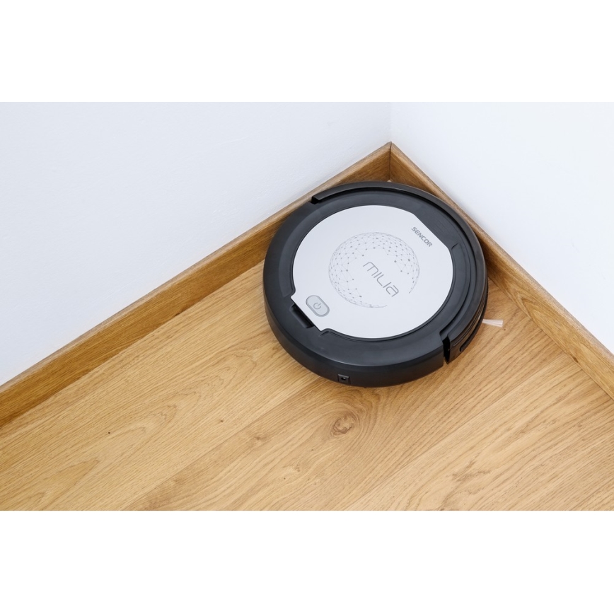 Sencor - Robotdammsugare med mopp 2in1 15W/14,4V 1500 mAh svart