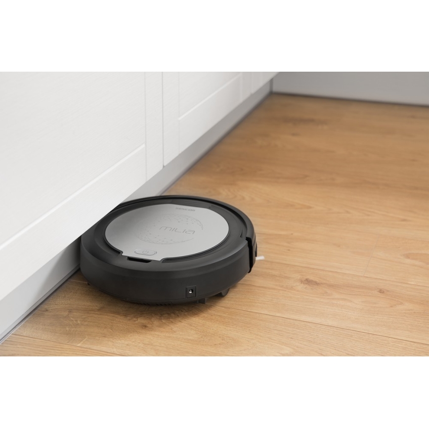 Sencor - Robotdammsugare med mopp 2in1 15W/14,4V 1500 mAh svart