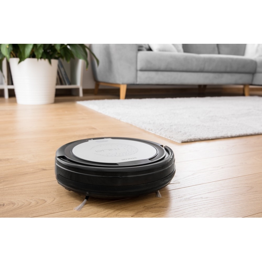 Sencor - Robotdammsugare med mopp 2in1 15W/14,4V 1500 mAh svart