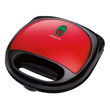 Sencor - Sandwich maker 700W/230V svart/röd