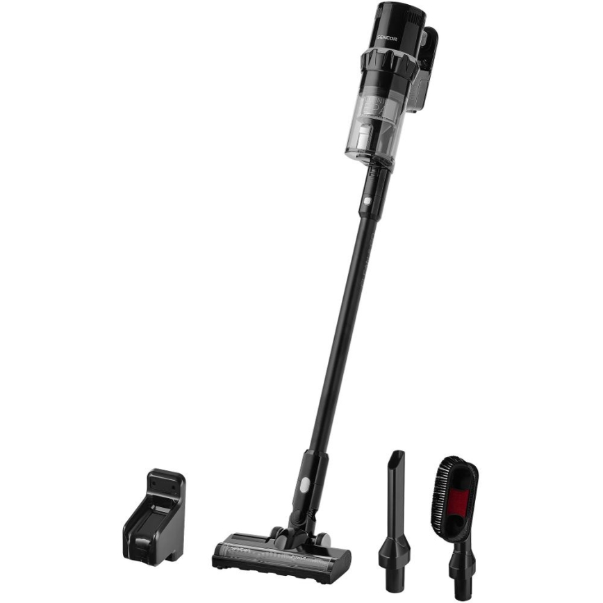 Sencor - Sladdlös stickdammsugare 2i1 250W/2200 mAh svart