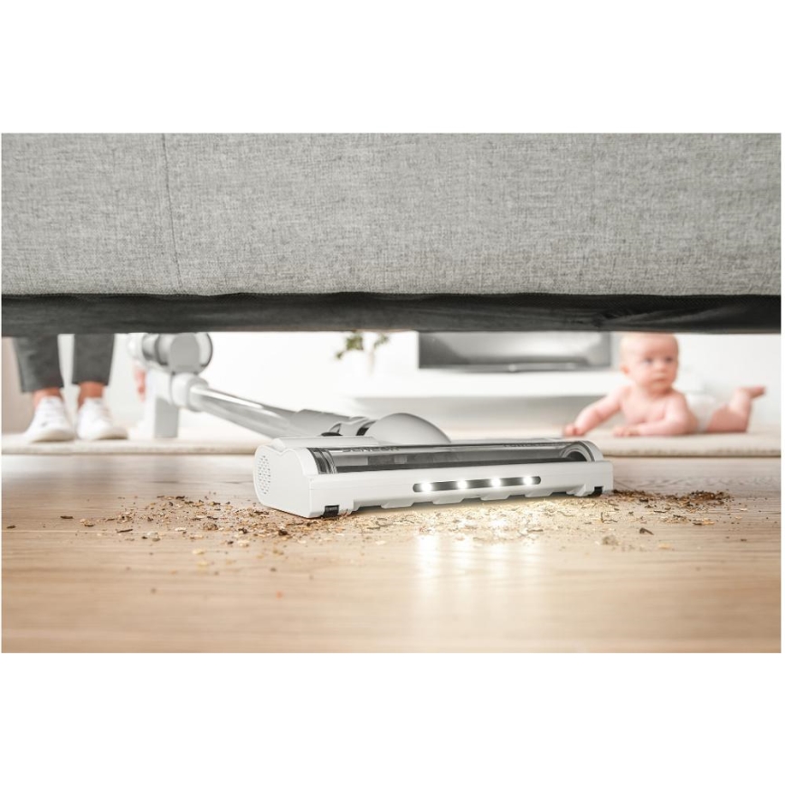 Sencor - Sladdlös stickdammsugare 2i1 250W/2200 mAh vit