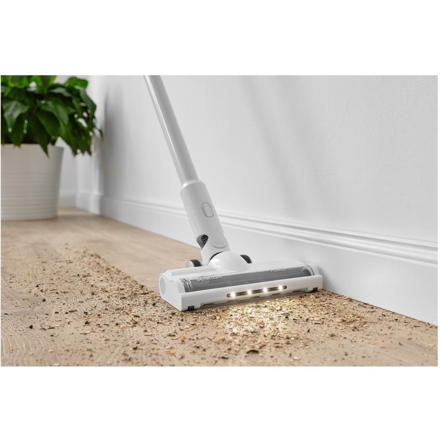 Sencor - Sladdlös stickdammsugare 2i1 250W/2200 mAh vit