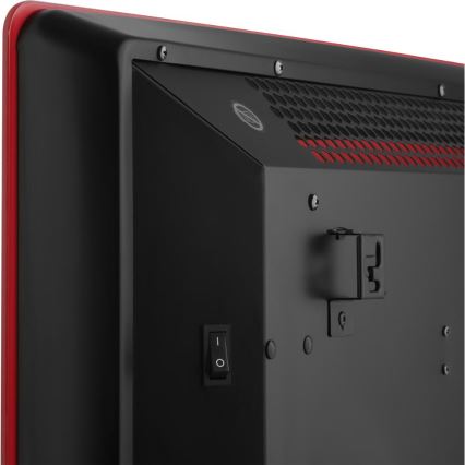 Sencor - Smart elektrisk direktvärmare/konvektor 1200/2400W/230V IP24 Wi-Fi röd