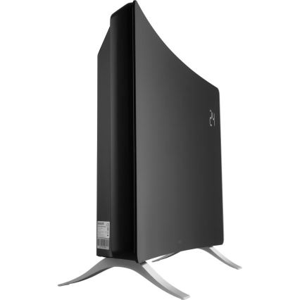 Sencor - Smart elektrisk direktvärmare/konvektor 1200/2400W/230V IP24 Wi-Fi svart