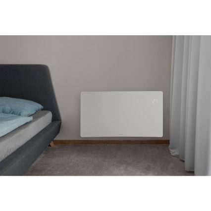 Sencor - Smart elektrisk direktvärmare/konvektor 1200/2400W/230V IP24 Wi-Fi vit