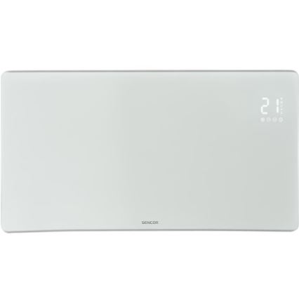 Sencor - Smart elektrisk direktvärmare/konvektor 1200/2400W/230V IP24 Wi-Fi vit