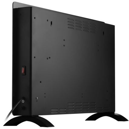 Sencor - Smart elektrisk direktvärmare/konvektor 2000 W/230 V IP24 Wi-Fi svart + fjärrkontroll