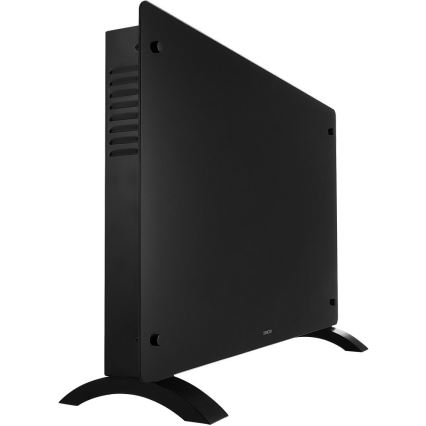 Sencor - Smart elektrisk direktvärmare/konvektor 2000 W/230 V IP24 Wi-Fi svart + fjärrkontroll