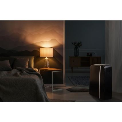 Sencor - Smart mobil luftkonditionering 3i1 med kompletta tillbehör 1450W/230V 12000 BTU Wi-Fi svart + fjärrkontroll