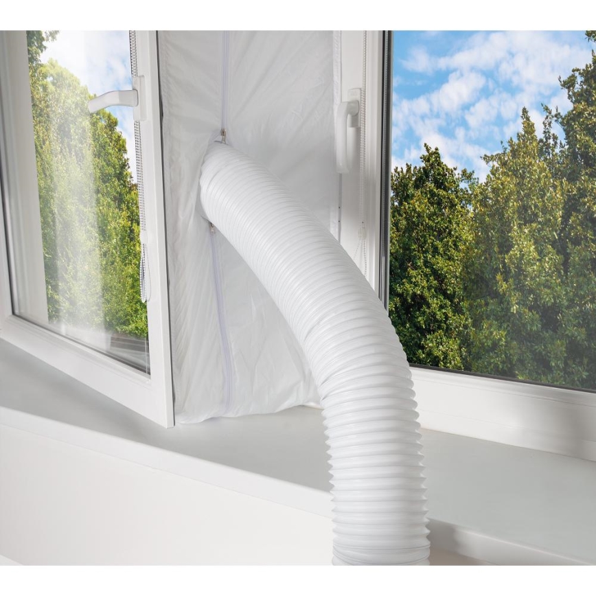 Sencor - Smart mobil luftkonditionering 3i1 med kompletta tillbehör 1450W/230V 12000 BTU Wi-Fi svart + fjärrkontroll
