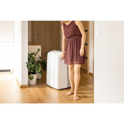 Sencor - Smart mobil luftkonditionering 3i1 med kompletta tillbehör 1450W/230V 12000 BTU Wi-Fi vit + fjärrkontroll