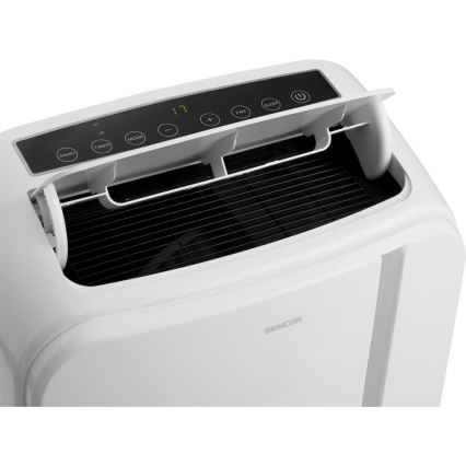 Sencor - Smart mobil luftkonditionering 3i1 med kompletta tillbehör 1450W/230V 12000 BTU Wi-Fi vit + fjärrkontroll