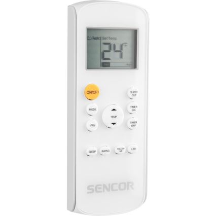 Sencor - Smart mobil luftkonditionering 3i1 med kompletta tillbehör 1450W/230V 12000 BTU Wi-Fi vit + fjärrkontroll