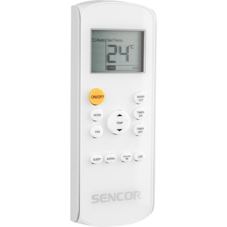 Sencor - Smart mobil luftkonditionering 3i1 med kompletta tillbehör 1450W/230V 12000 BTU Wi-Fi vit + fjärrkontroll