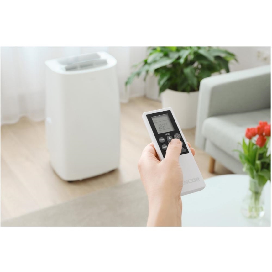 Sencor - Smart mobil luftkonditionering 3i1 med kompletta tillbehör 1700W/230V 16000 BTU Wi-Fi + fjärrkontroll