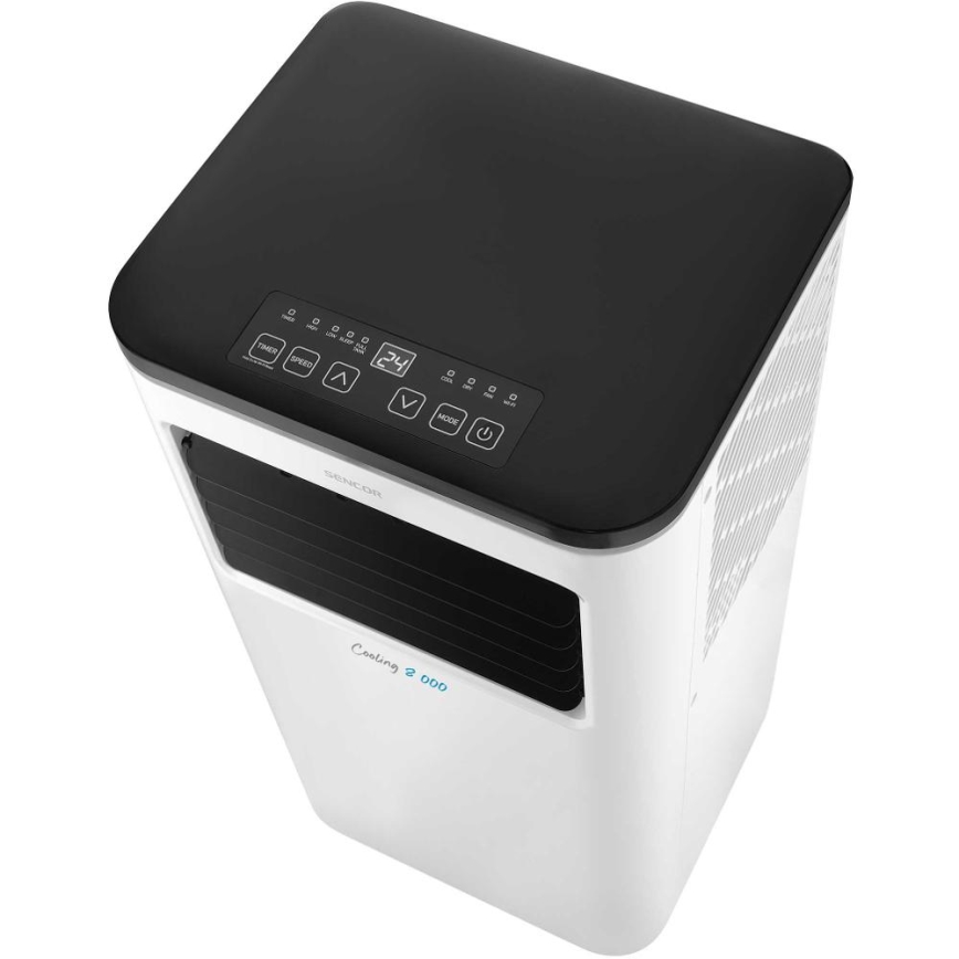 Sencor - Smart mobil luftkonditionering 3i1 med kompletta tillbehör 805W/230V 8000 BTU Wi-Fi + fjärrkontroll