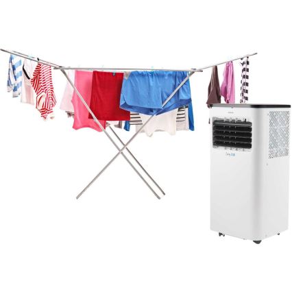 Sencor - Smart mobil luftkonditionering 3i1 med kompletta tillbehör 805W/230V 8000 BTU Wi-Fi + fjärrkontroll