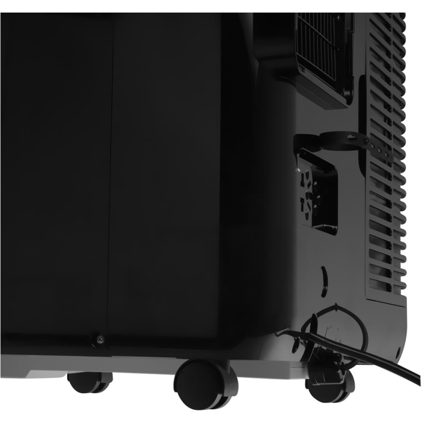 Sencor - Smart mobil luftkonditionering inkluderar alla tillbehör 900W/230V 9000 BTU Wi-Fi svart + fjärrkontroll