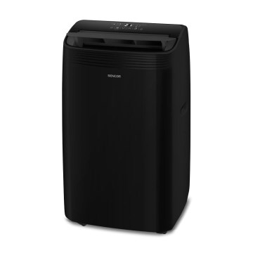 Sencor - Smart mobil luftkonditionering inkluderar alla tillbehör 900W/230V 9000 BTU Wi-Fi svart + fjärrkontroll