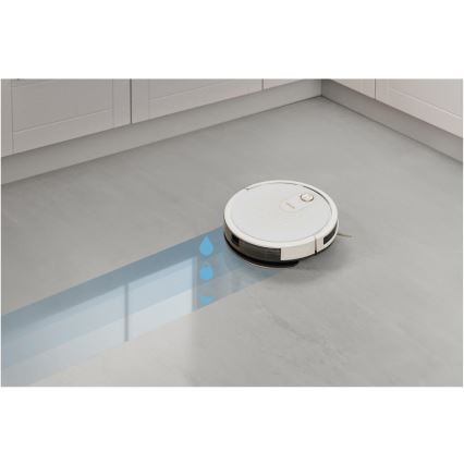 Sencor - Smart robotdammsugare med mopp 2i1 28W/2600 mAh Wi-Fi vit + fjärrkontroll