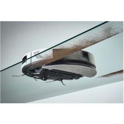 Sencor - Smart robotdammsugare med mopp 2i1 28W/2600 mAh Wi-Fi vit + fjärrkontroll