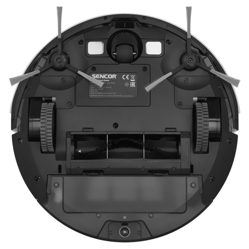 Sencor - Smart robotdammsugare med mopp 2i1 28W/2600 mAh Wi-Fi vit + fjärrkontroll
