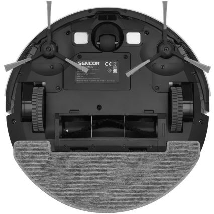 Sencor - Smart robotdammsugare med mopp 2i1 28W/2600 mAh Wi-Fi vit + fjärrkontroll