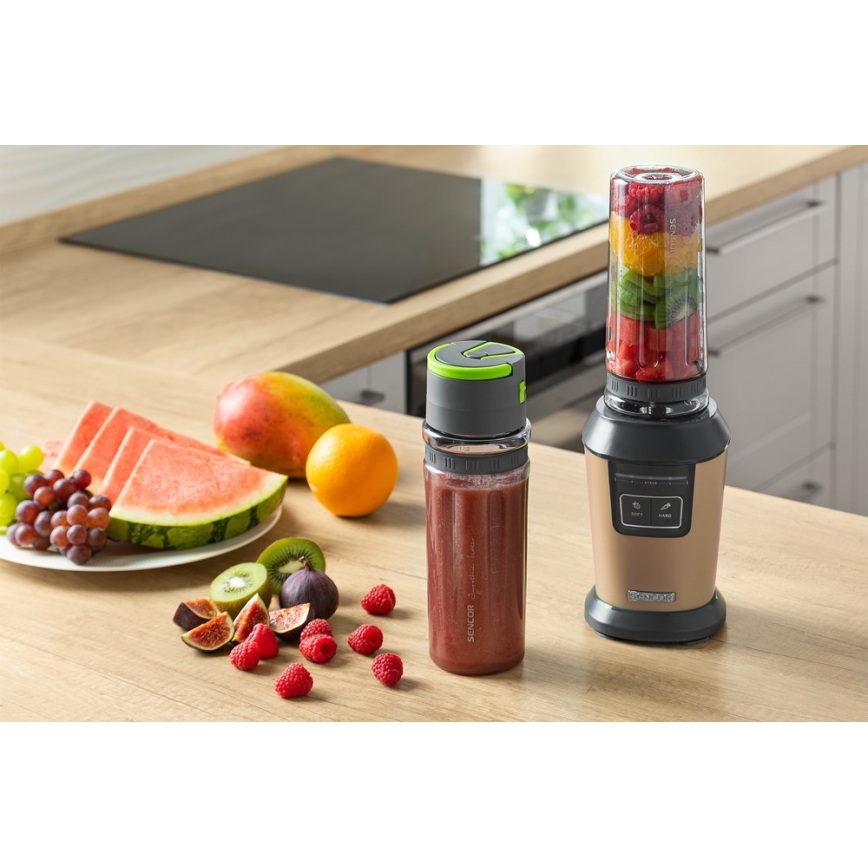 Sencor - Smoothie mixer med tillbehör 800W/230V