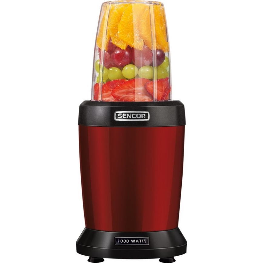 Sencor - Smoothie nutri blender 1000W/230V röd